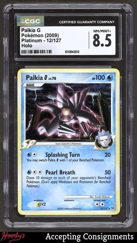 2009 Pokemon TCG Platinum #12 Palkia G HOLO R CGC 8.5 NM-MINT+