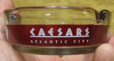 1 round 3.5" glass CAESARS CASINO Atlantic City New Jersey  ashtray