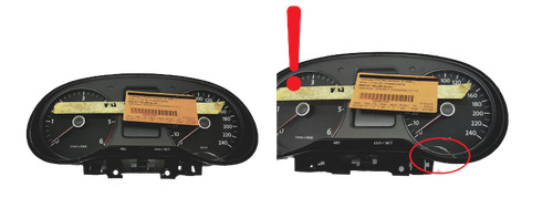 Tacho Kombiinstrument VW Polo 6R 6R0920861G A2C53428454 52287