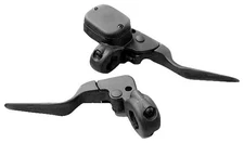 Bikers Choice Black Custom Handlebar Control Kit - 9/16in. Bore with Cable Clutc