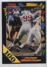 1991 Wild Card Draft 100 Stripe Eric Swann #126 Rookie RC 9lz. rookie card picture