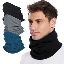 Winter Fleece Neck Warmer Gaiter Half Face Mask Scarf Cold Weather Outdoor Sport