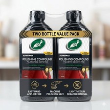 Turtle Wax Clean Finish Premium Grade Polish Polishing Compound 18 Oz