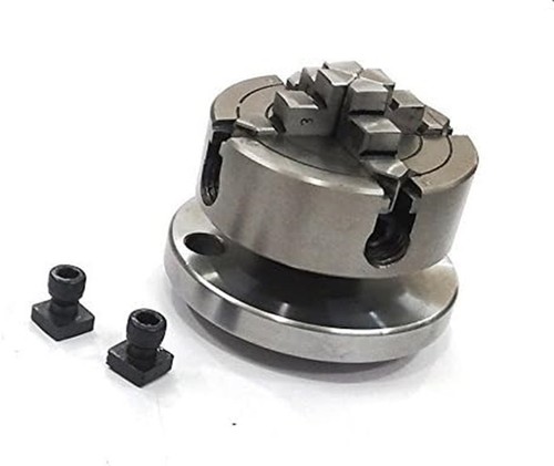 Rotary Table With 70 mm 4 Jaw Independent Chuck and back Plate - Picture 8 of 13