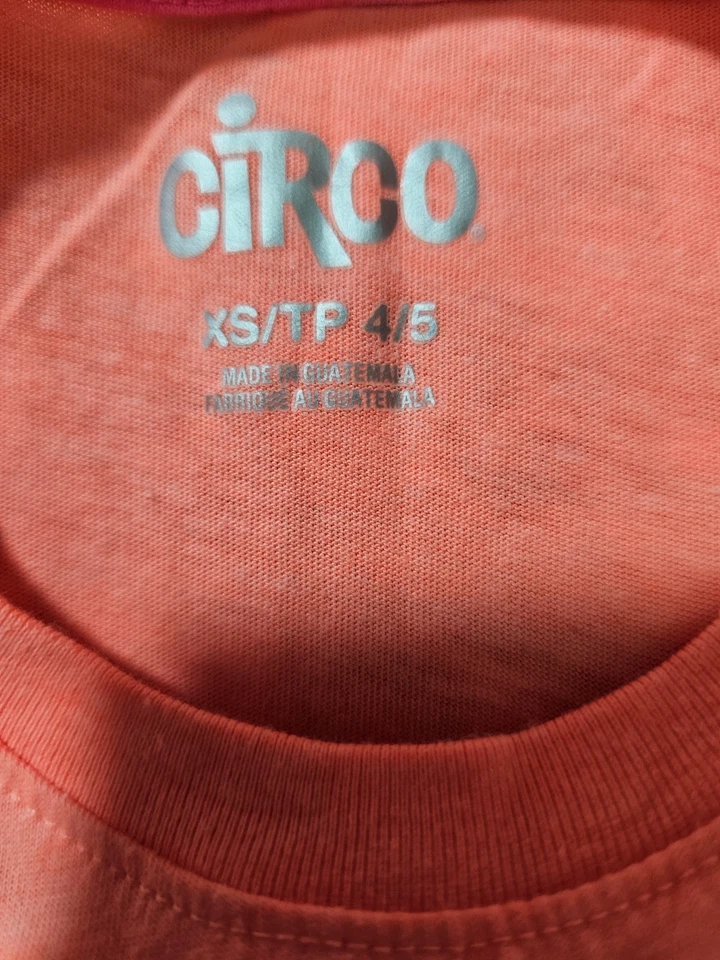 Девочка Circo блузка рубашка верхний длинным рукавом размер XS 4/5 многоцветный танец графика - Изображение 2 из 4