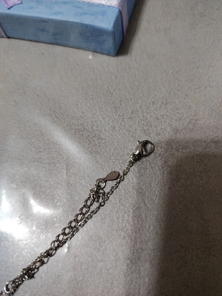 Catenina Con Ciondolo Placcato argento - Immagine 3 di 4