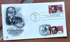 william SAROYAN ARMENIAN author #2538 1991  ARTCRAFT RUSSIA USA DUAL FDC UNADDR