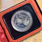 1974 Canada Winnipeg Silver Dollar Original Box Canadian Coin FBOX