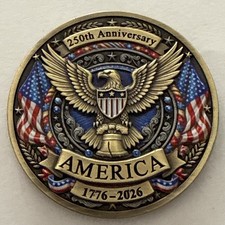 FBI America  250th Anniversary Challenge Coin