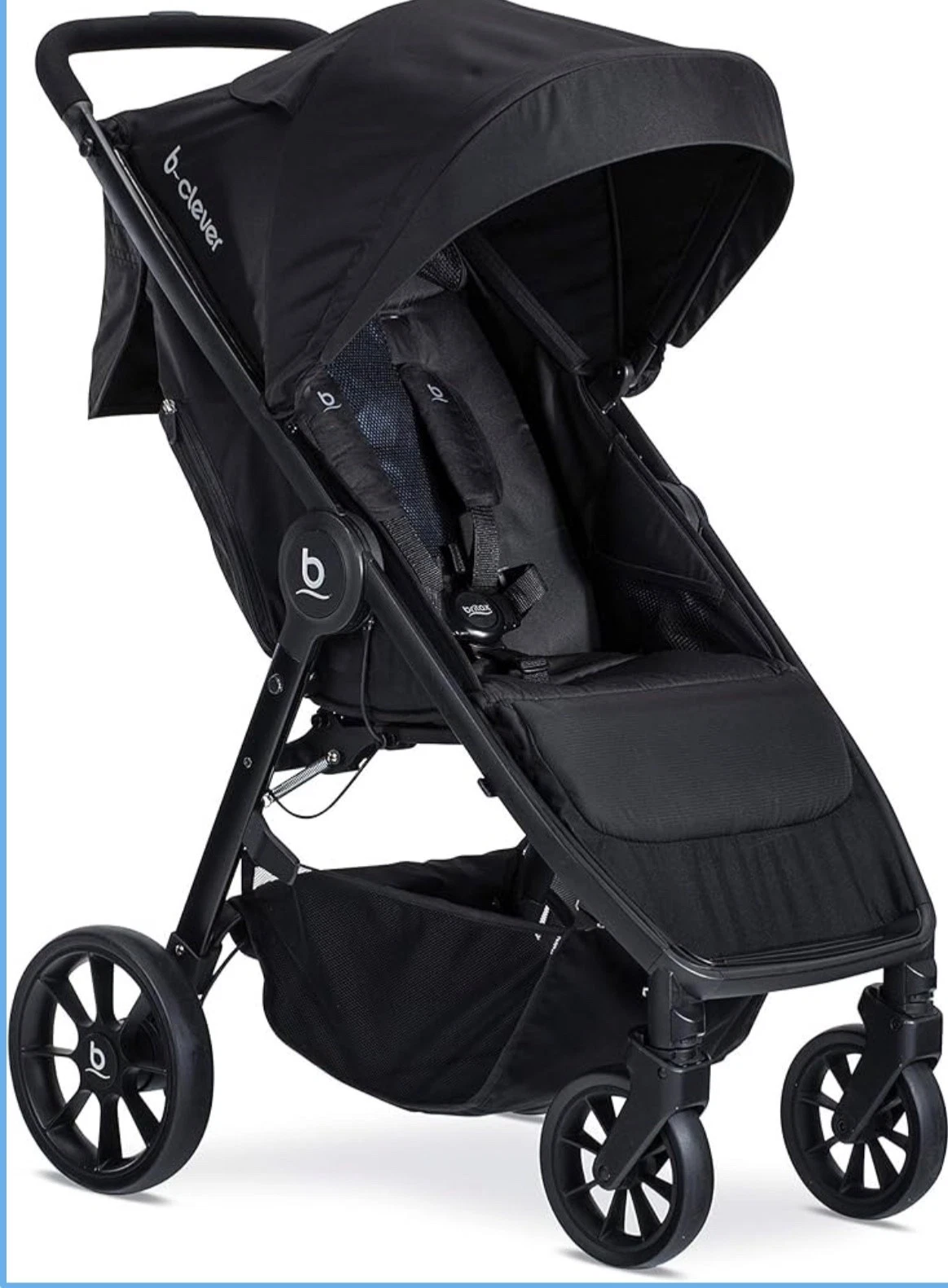 Britax B-Clever Compact Stroller, Cool Flow Teal - One Hand Fold, Ventilated Sea
Opens in a new wind