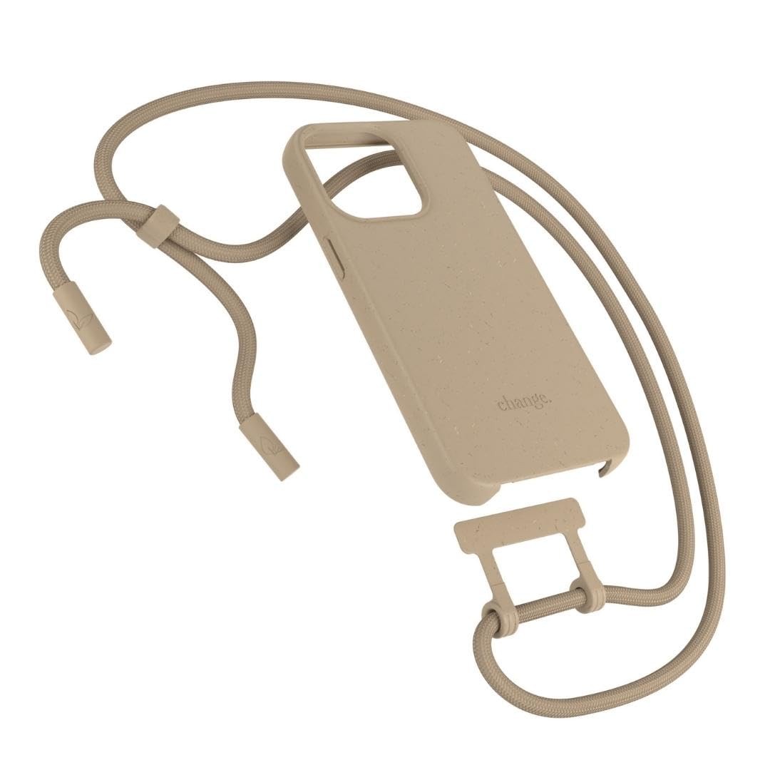 Étui à langer iPhone taupe parfait pour les balades de maman