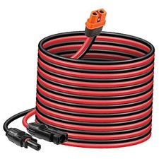 16.4FT/5M 12AWG Solar Panel Connector to XT60i Female Solar Panel 16.4ft/5m