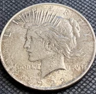 1922 Peace Silver Dollar $1 90% Silver Circulated US Coin Near Melt