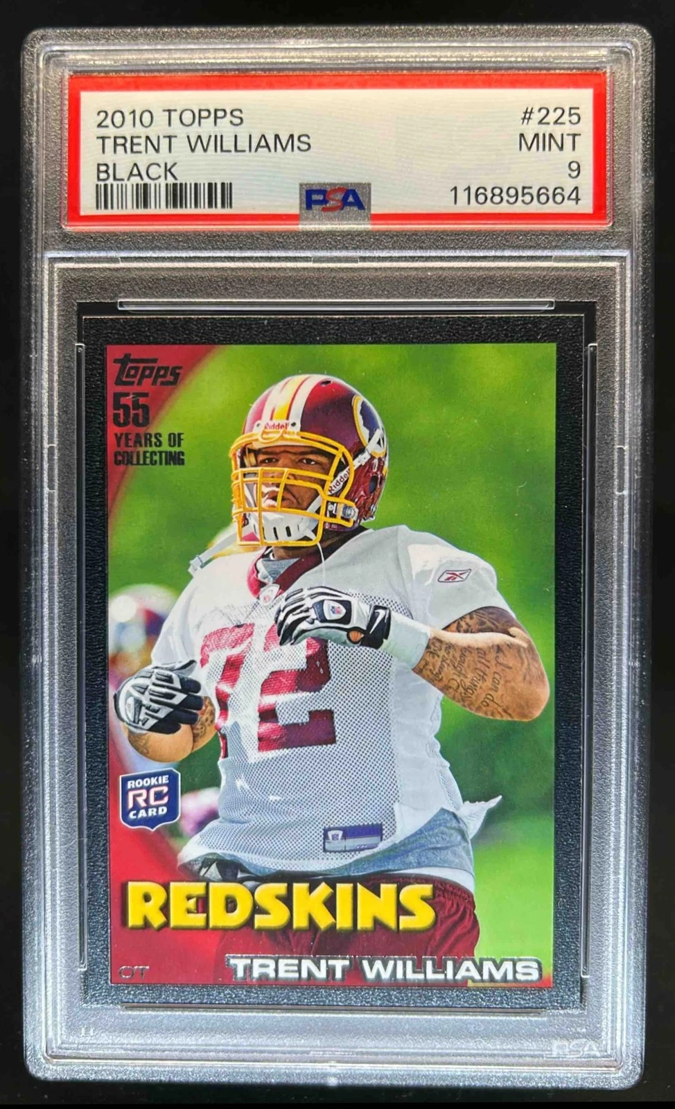 Trent Williams Topps #225 Black