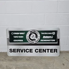 MTD Genuine Factory Parts Service METAL SIGN Outdoor Equipment