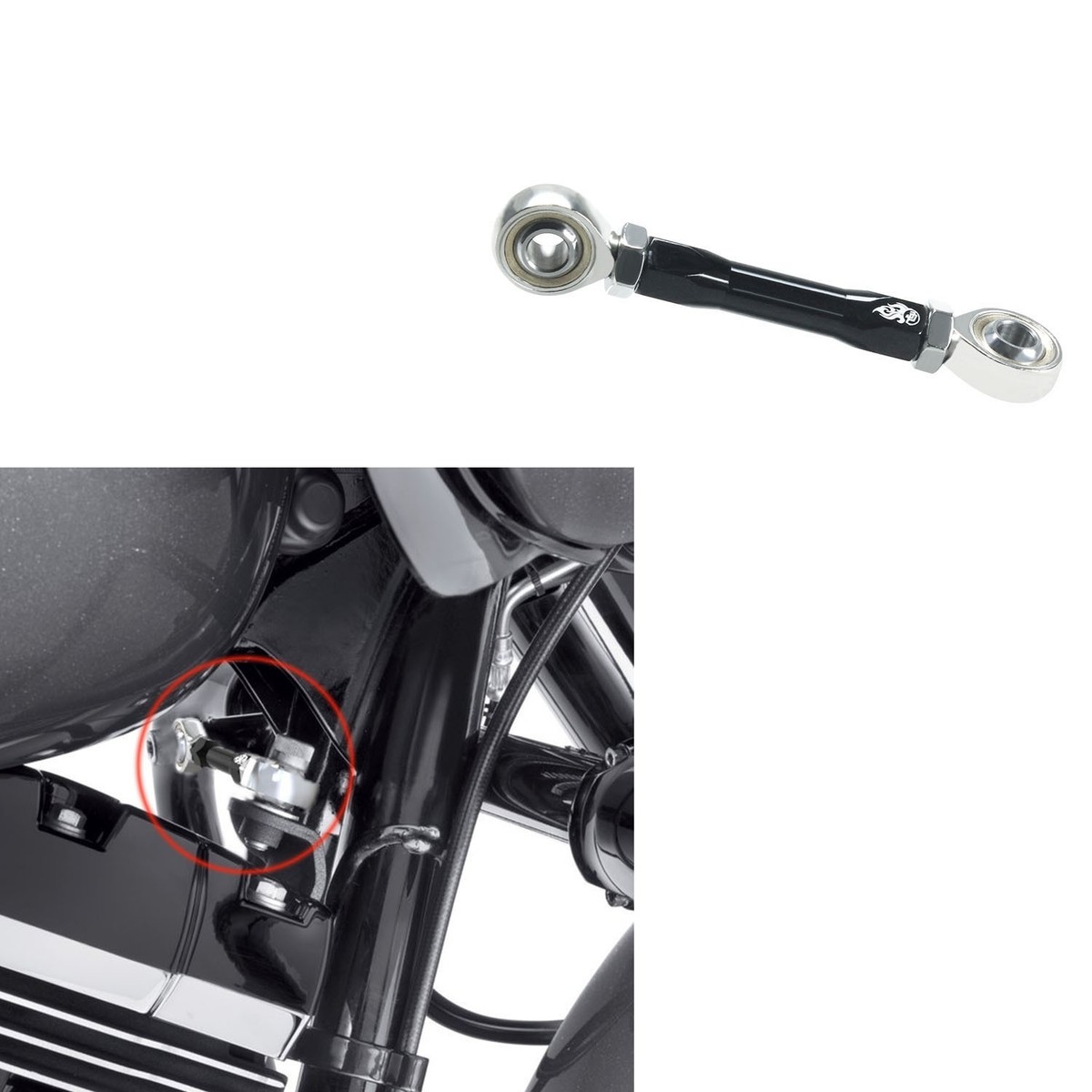 FLH-R Engine Mount Stabilizer Link Rod for Harley Touring FLHT FLHR FLHX