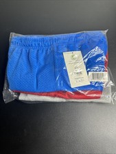 Athletic Works Boys 3 Pk Shorts DriWorks Mesh Shorts w/ Drawcord Size S 6-7 