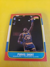 1986-87 Fleer - Purvis Short #100 Golden State Warriors Sharp Corners NM-MINT
