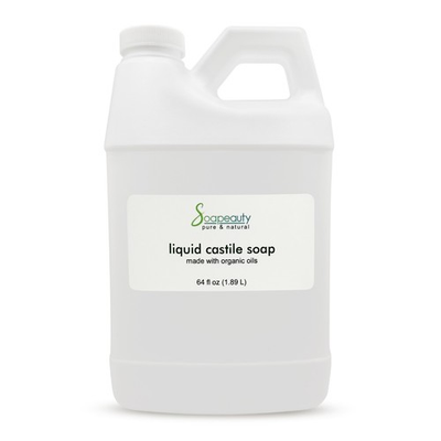 #ad Liquid Castile Soap Made with Organic Oils by Soapeauty $38.75