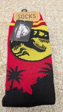 Jurassic Park Bioworld Socks One Pair Multicolor One Size New