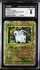 TWO SLABS - Nidoran (F) Reverse Holo CGC 8 and Rayquaza Taruka CGC Pristine 10