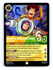 Woody  Buzz Lightyear - Best Buddies 28/204 Attack of the Vine Lorcana NM