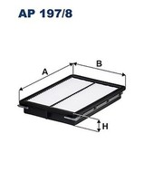Filtron Ap 197/8 Luftfilter FüR Hyundai, Kia