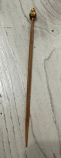 Handcrafted Wooden Hair Stick With Painted Beads Asian