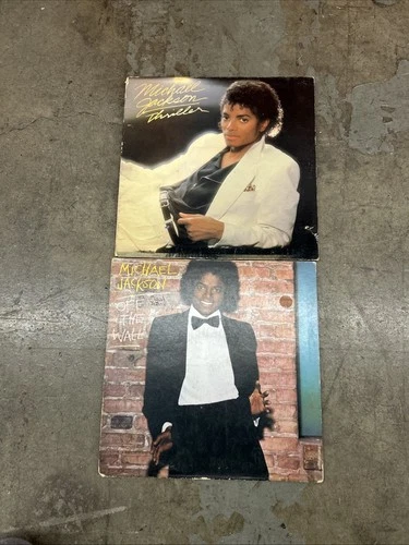 MICHAEL JACKSON  - Off The Wall - 1979 - And Thriller 1982 Vinyl LP Used Lot