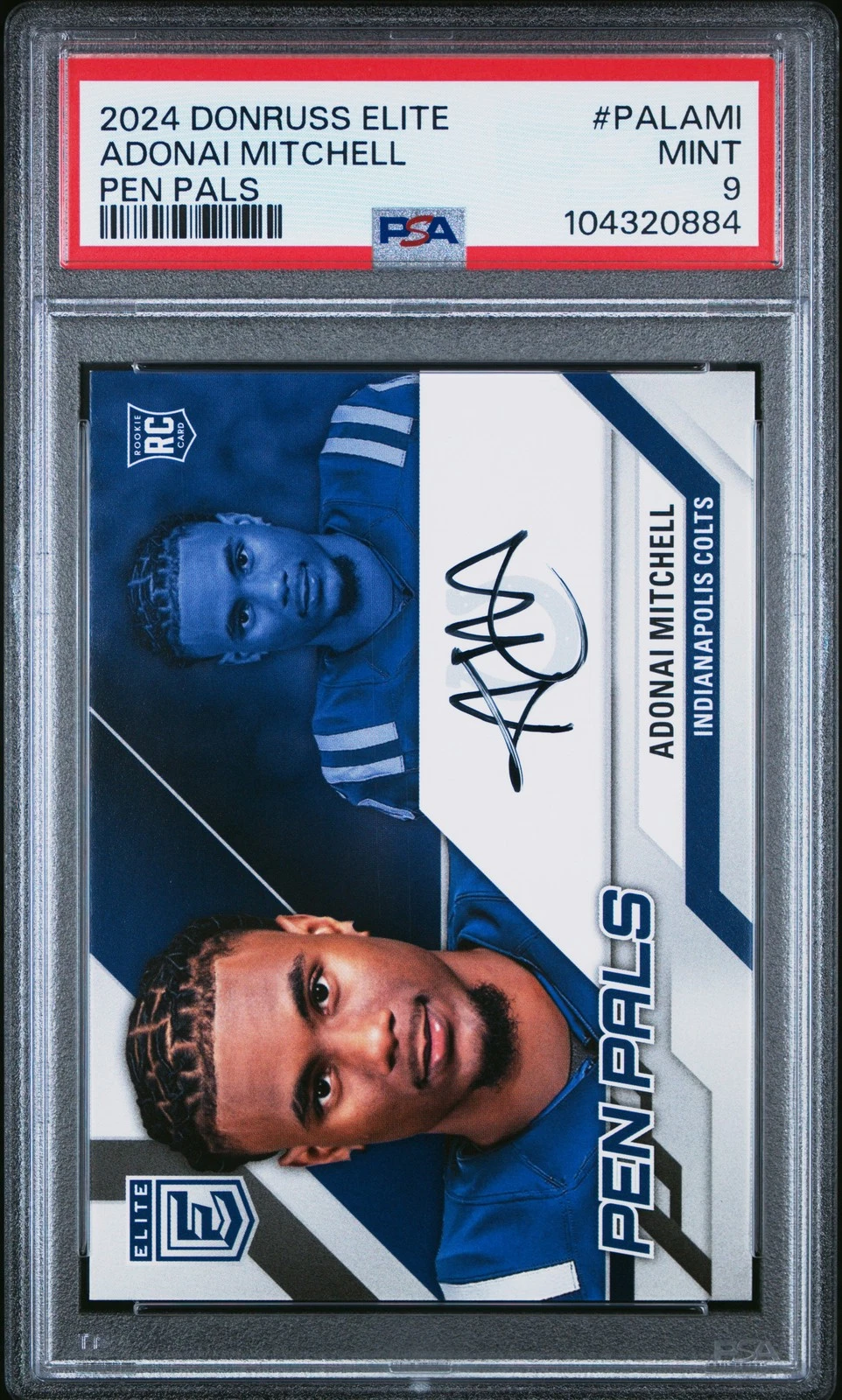 Adonai Mitchell Panini Donruss Elite Pen Pals #PALAMI Base