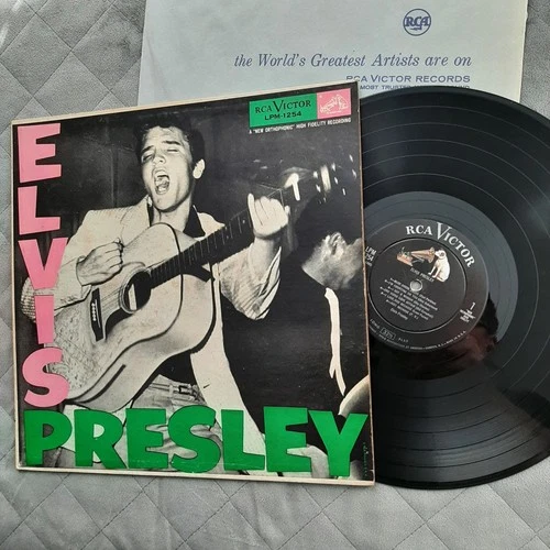 Elvis Presley 1st ALBUM LPM-1254 (USA 1956 ORIGINAL) RARE P.D. CREDIT