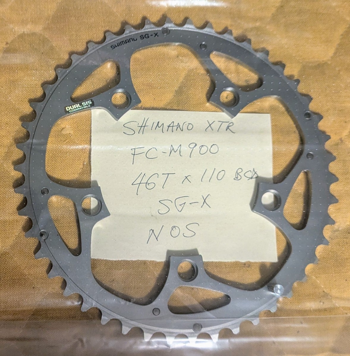 SHIMANO XTR FC-M900 F-46T x 110 BCD MTB CHAINRING - NEW / NOS 7/8