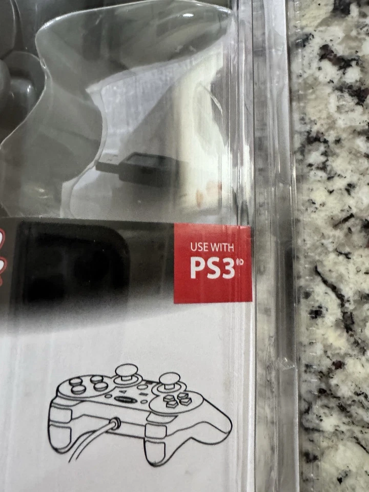 Snakebyte Wired Controller PlayStation 3 {PS3 SB00566} Black New Open Box  - Image 4 of 4