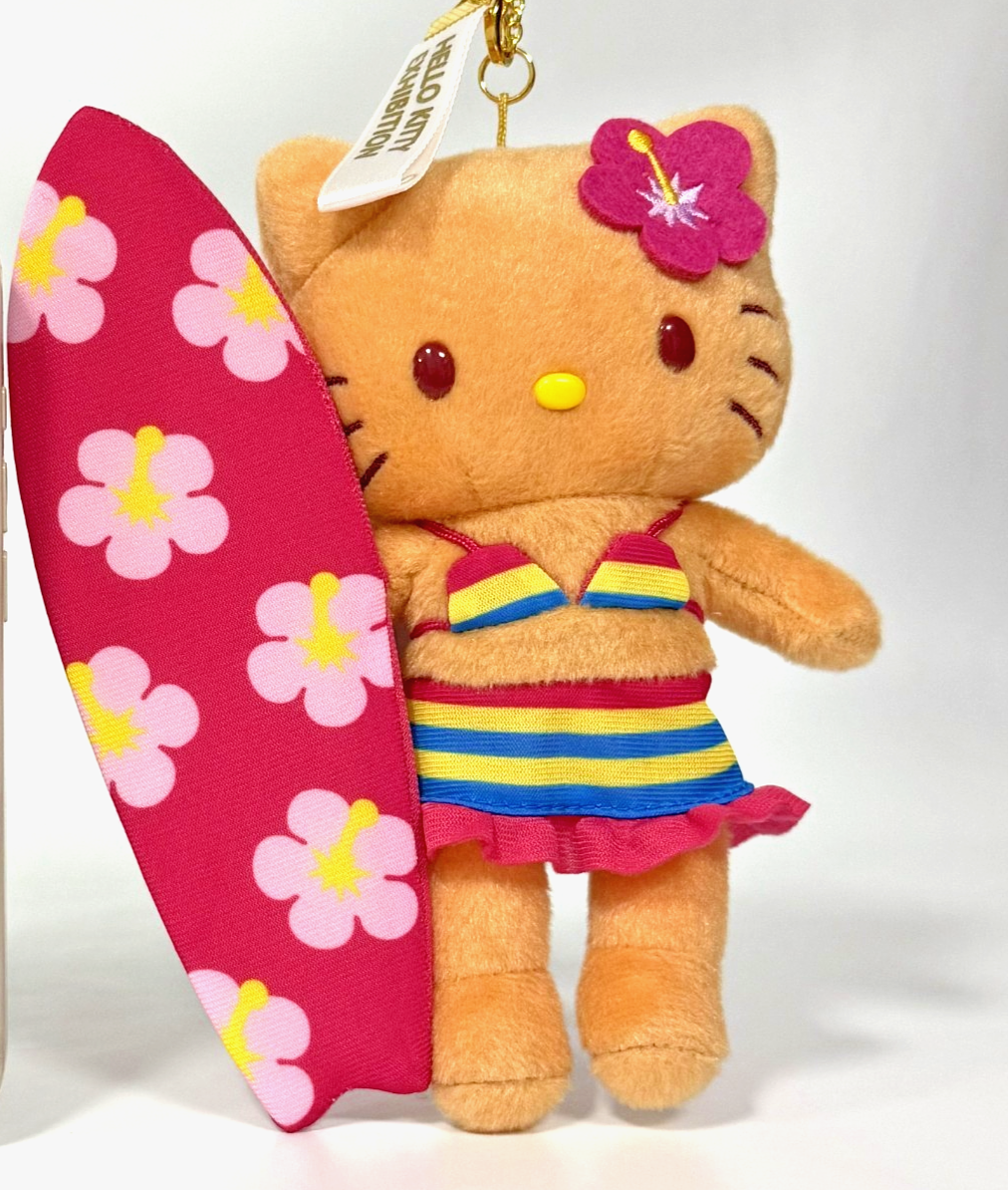 SANRIO HELLO KITTY EXHIBITION KOGAL TANNED MASCOT KEYCHAIN NEW
