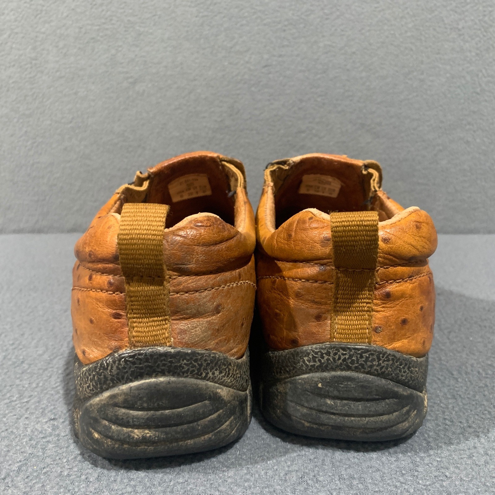 Roper Performance Mens Size 8.5 Ostrich Print Lea… - image 4