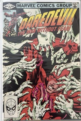 Marvel Daredevil 1982 Comic Book #180 Frank Miller
