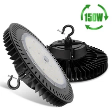 LED High Bay Light Super Bright Dimmable AC100-277V 150W 22500LM Garage Lights