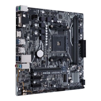 Asus Prime AMD A320 Micro ATX DDR4-SDRAM Motherboard with AMD RYZEN 5 Processor