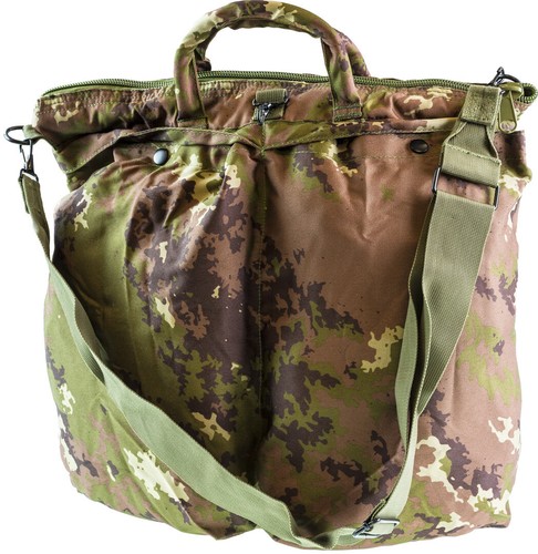 BORSA PORTA CASCO VOLO MILITARE MILTEC MIMETICO VEGETATO 13826042 PILOTA SOFTAIR - Foto 3 di 4