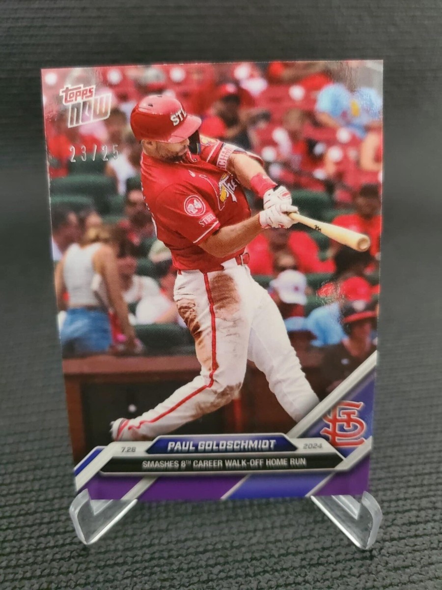 Paul Goldschmidt 8th Walk-Off HR 2024 MLB TOPPS NOW Card 484