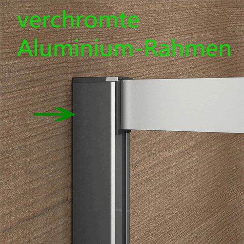 Nano+ESG Glas Eckeinstieg Schiebetür Duschtasse Duschabtrennung Duschtür Dusche - Bild 11 von 15