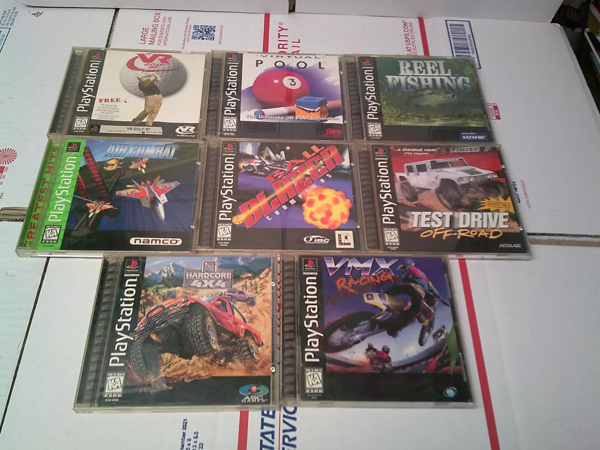 PlayStation Game Lot PS1 CIB Disc Only Greatest Hits Tested Working Lot Of 7