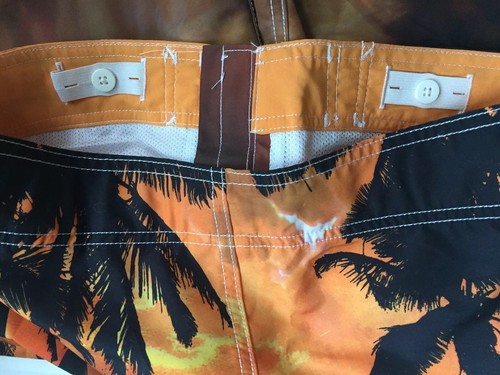 LANDS' END Swim SHORTS Size: LARGE HUSKY (14H -16 H) New SHIP FREE Elastic Board - 第 8/12 張圖片