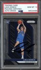 LUKA DONCIC #77 SIGNED MAVERICKS 2018 PANINI PRIZM ROOKIE CARD PSA/DNA AUTO 10
