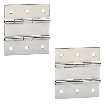 ADAM HALL HARDWARE 2 Adam Hall 2600 Doppel Scharniere Stahl Scharnier mit Doppelgelenk verzinkt