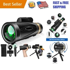 High Power 80x100 Telescope with Tripod - Ideal for Wildlife & Landscape Viewing