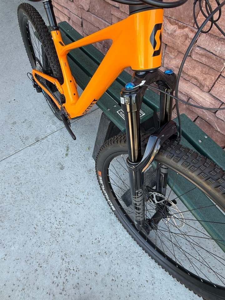 Scott Spark Rear Shock 2022 Scott Spark 930 Carbon Full Suspension Orange Medium Hidden Rear ...