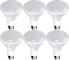 Satco S9634 - 11.5 Watt LED BR40 Dimmable Light Bulb - 2700K - 120 Volt (6 pack)