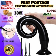 Super Long Dildo-G-spot-Prostate-Anal-Butt-Plug-Massager-Suction Cup Sex Toy