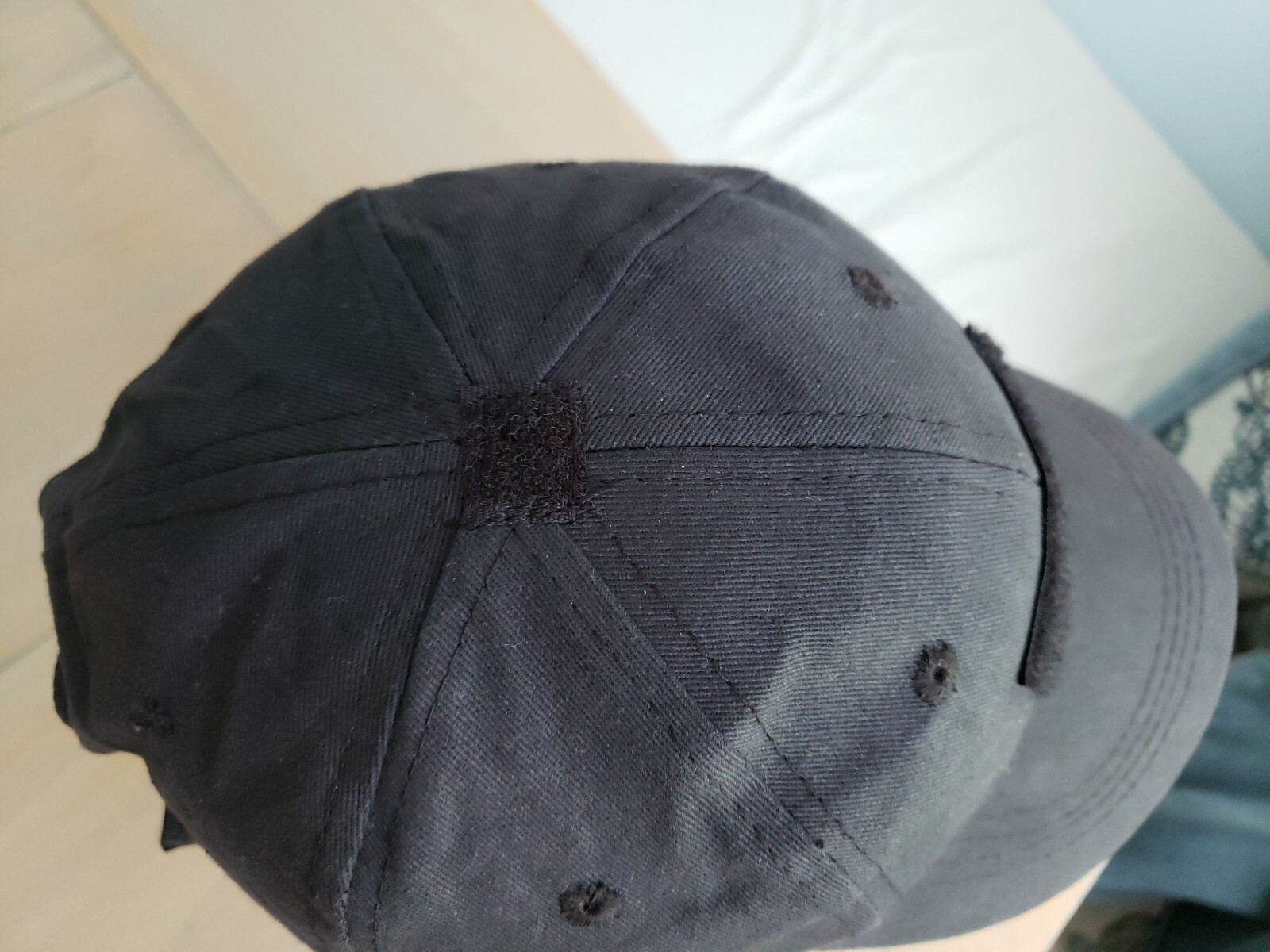 Point Blank Removable Patch Hat American Flag Bla… - image 8